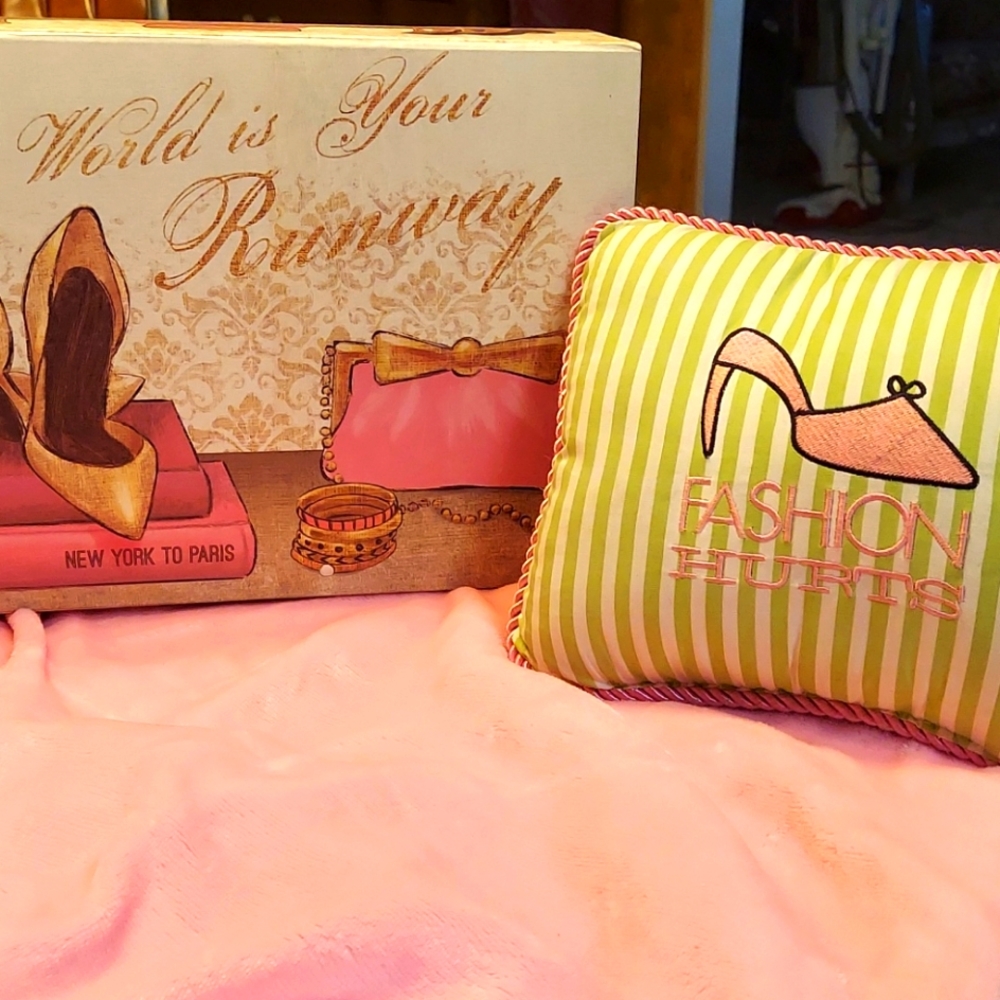 Keepsake box and pillow